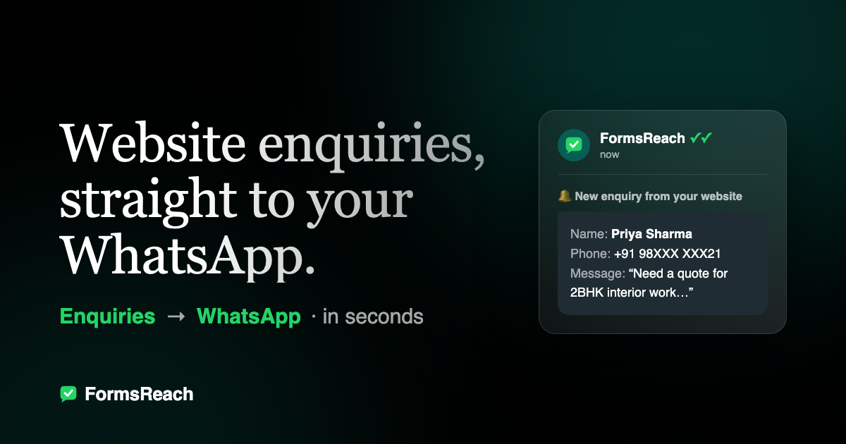 FormsReach screenshot